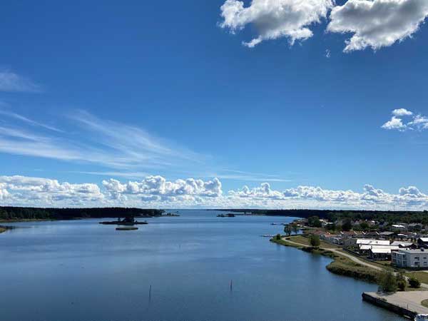 En bild på viken i Mönsterås
